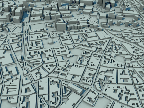 Birmingham City England United Kingdom Modello 3D
