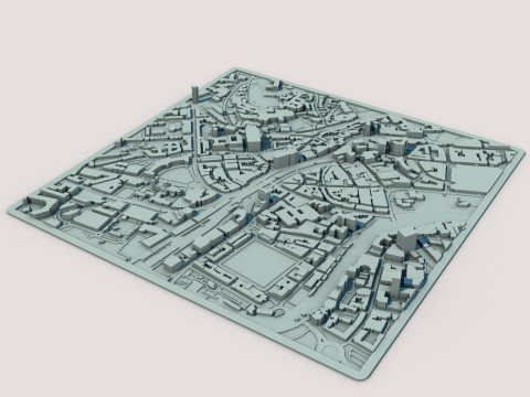 Bristol City England United Kingdom Modèle 3D