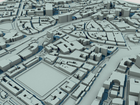 Bristol City England United Kingdom Modèle 3D