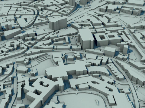 Bristol City England United Kingdom 3D Model
