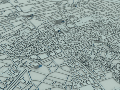 Daegu City South Korea 3D Модель