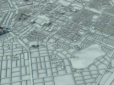 Daejeon City South Korea 3D 模型