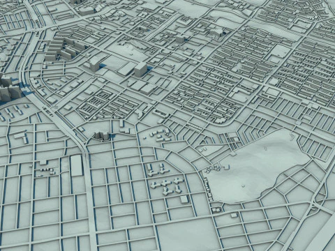 Daejeon City South Korea 3D Model