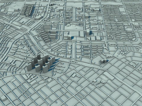 Daejeon City South Korea 3D 模型