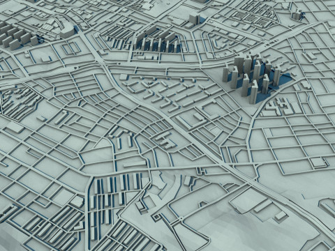 Daejeon City South Korea 3D 模型