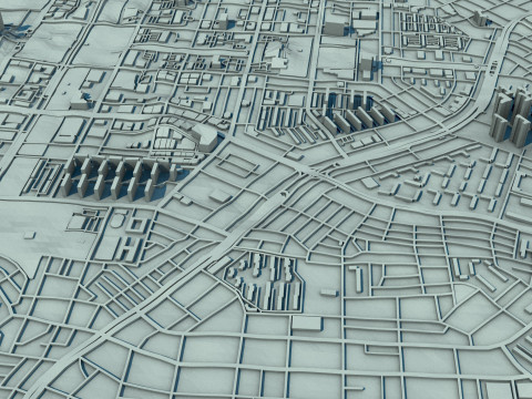 Daejeon City South Korea 3D 模型