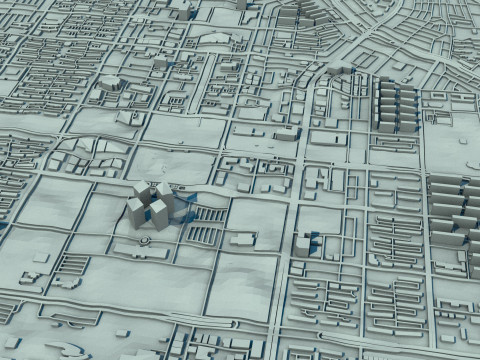 Daejeon City South Korea 3D 模型