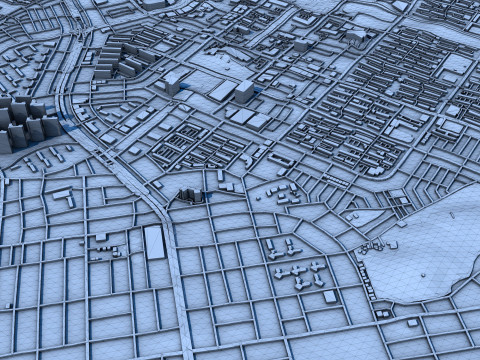 Daejeon City South Korea 3D 模型