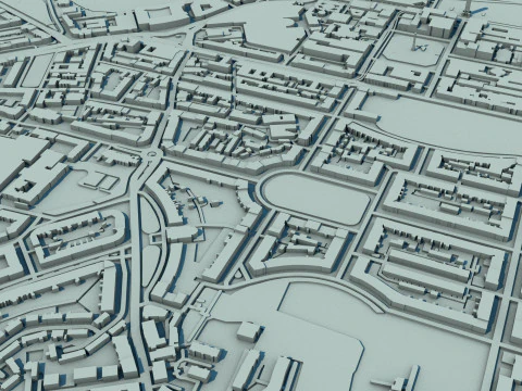 Edinburgh Scotland United Kingdom 3D Model