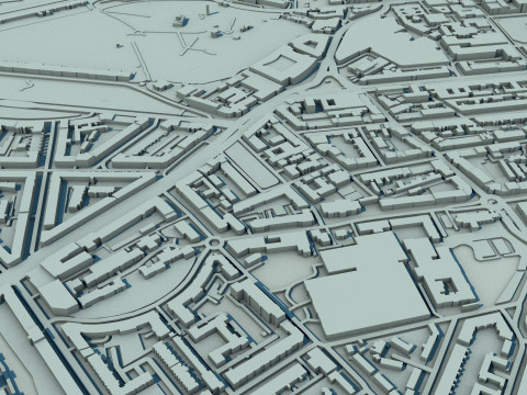 Edinburgh Scotland United Kingdom 3Dモデル