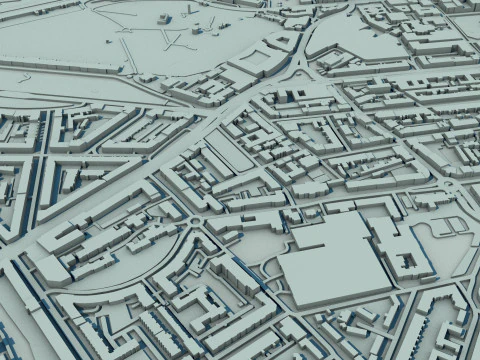 Edinburgh Scotland United Kingdom 3D Model