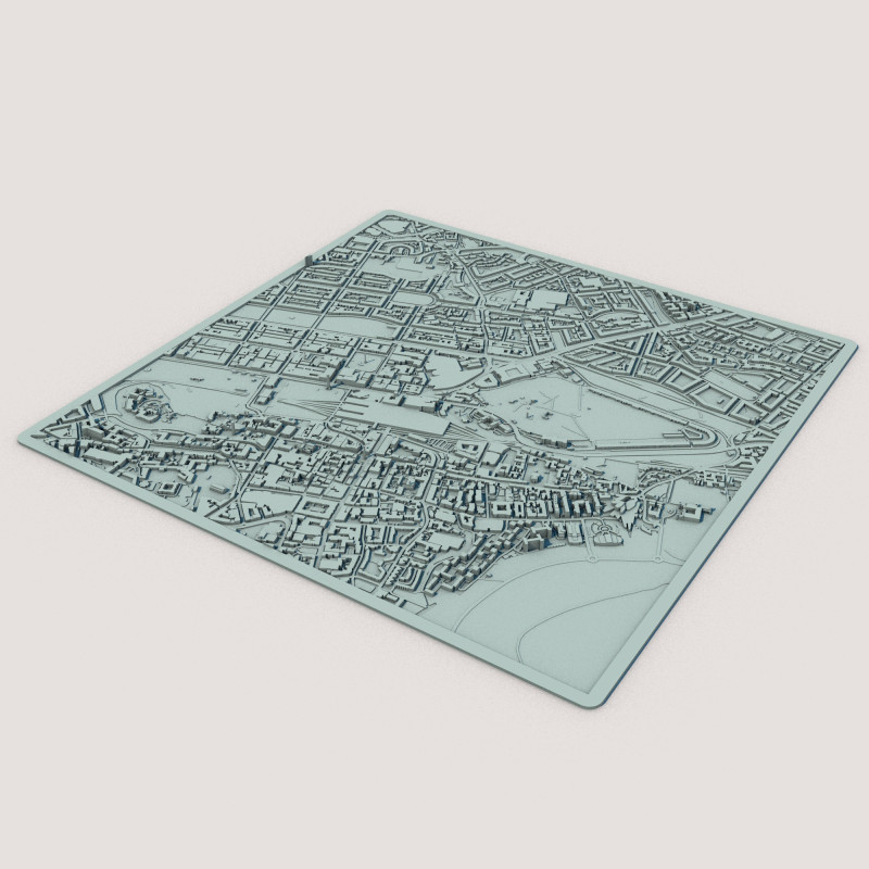 Edinburgh Scotland United Kingdom 3Dモデル .c4d .max .obj .3ds .fbx .stl .blend 