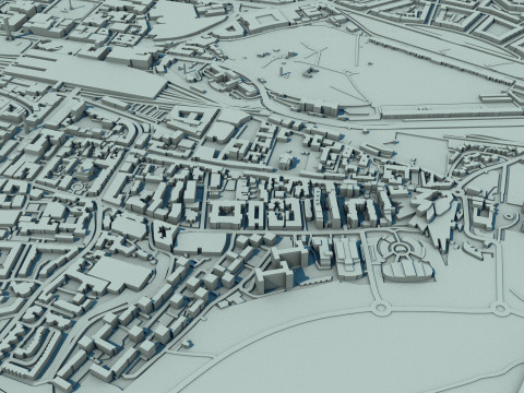 Edinburgh Scotland United Kingdom 3Dモデル