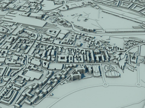 Edinburgh Scotland United Kingdom 3D Model