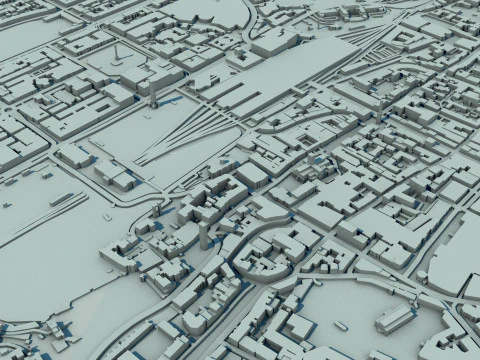 Glasgow City Scotland United Kingdom 3D Model