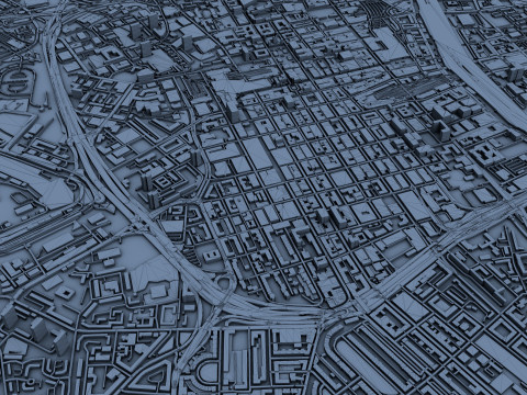 Glasgow City Scotland United Kingdom 3D Модель