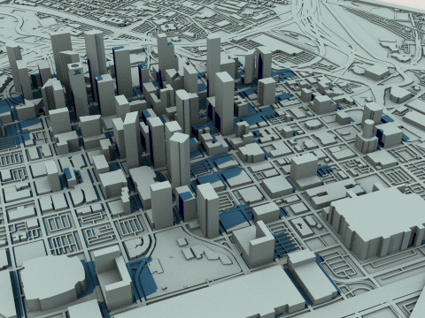 Houston Texas United States 3D Модель
