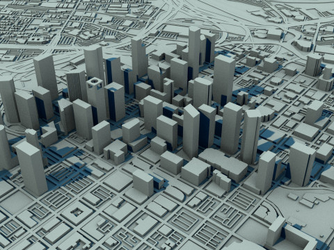 Houston Texas United States 3D Модель