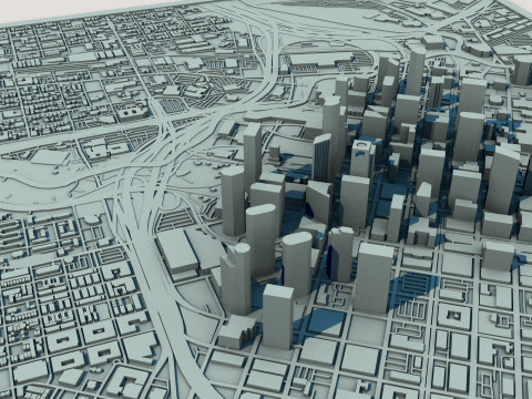 Houston Texas United States 3D Модель