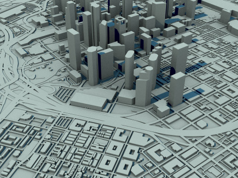 Houston Texas United States 3D Модель