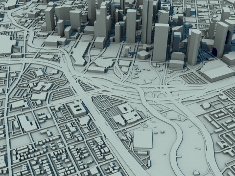 Houston Texas United States 3D Модель