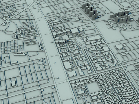 Incheon City South Korea 3D Model