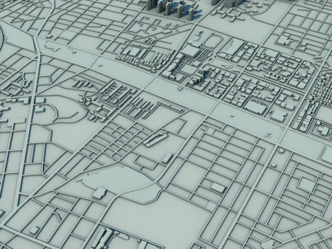 Incheon City South Korea 3D Model