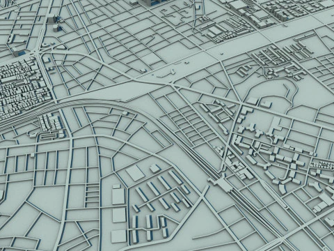 Incheon City South Korea 3D Model
