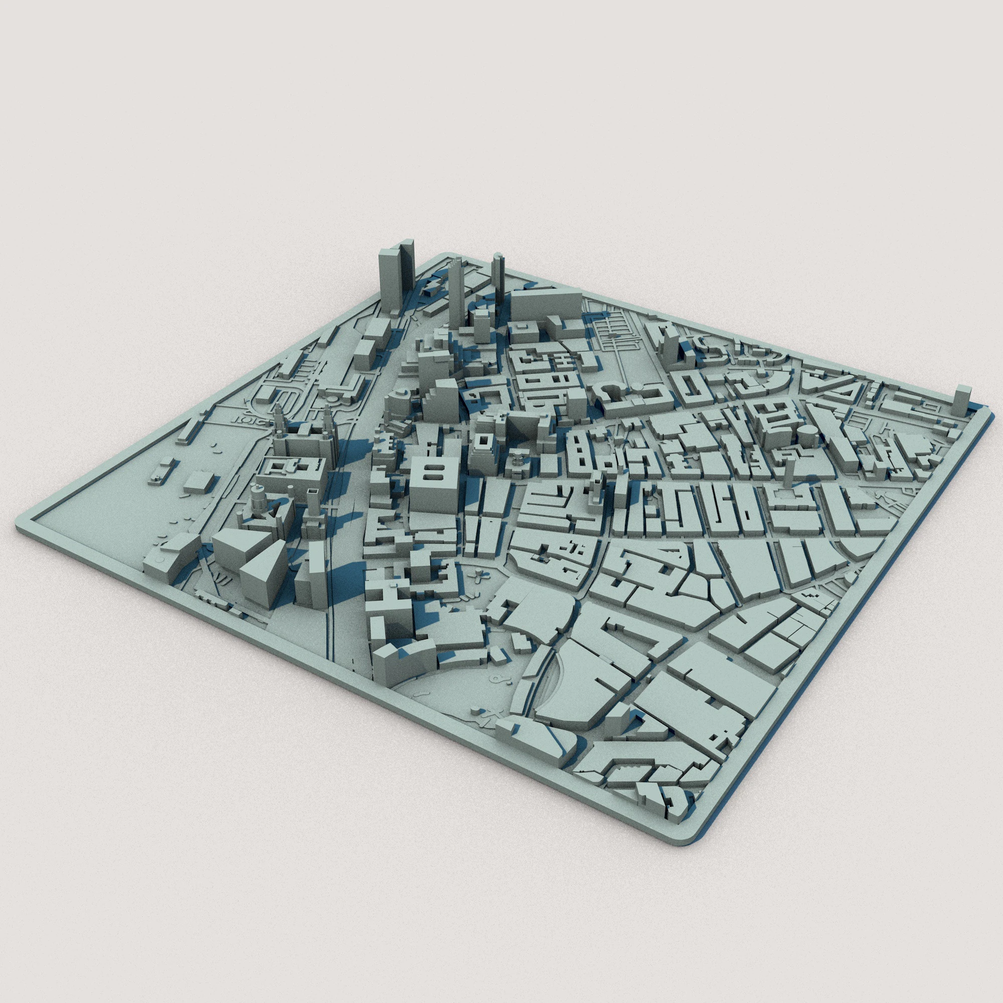 Liverpool City England United Kingdom 3D Model .c4d .max .obj .3ds .fbx .stl .blend 