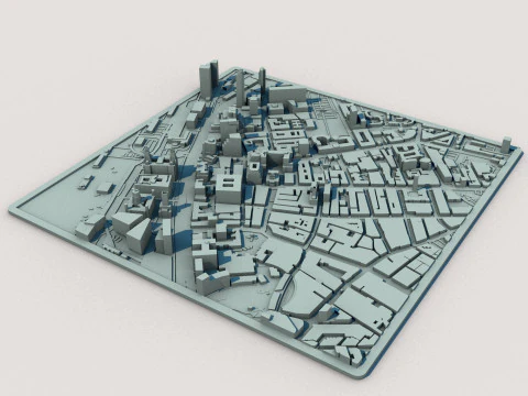 Città di Liverpool Inghilterra Regno Unito Modello 3D