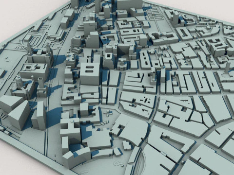 Liverpool City England United Kingdom 3D Model
