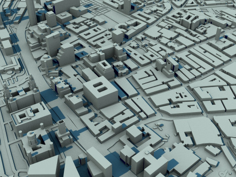 Liverpool City England United Kingdom Modèle 3D