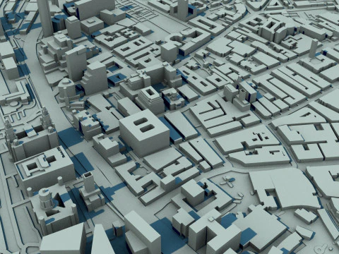 Liverpool City England United Kingdom 3D Model