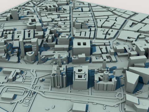 Liverpool City England United Kingdom Modèle 3D