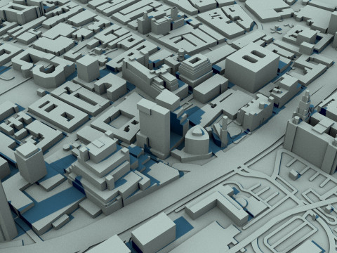 Liverpool City England United Kingdom Modèle 3D