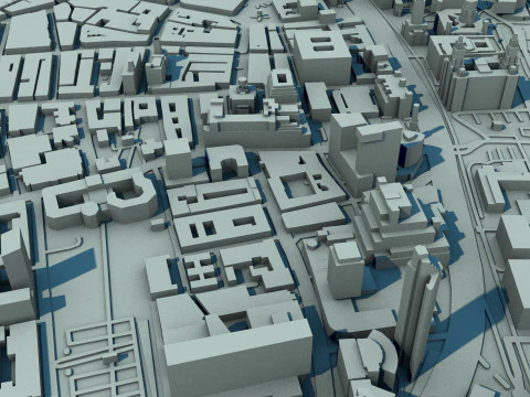 Liverpool City England United Kingdom 3D Model