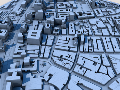Liverpool City England United Kingdom Modèle 3D
