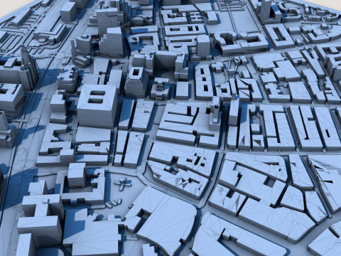 Liverpool City England United Kingdom 3D Model