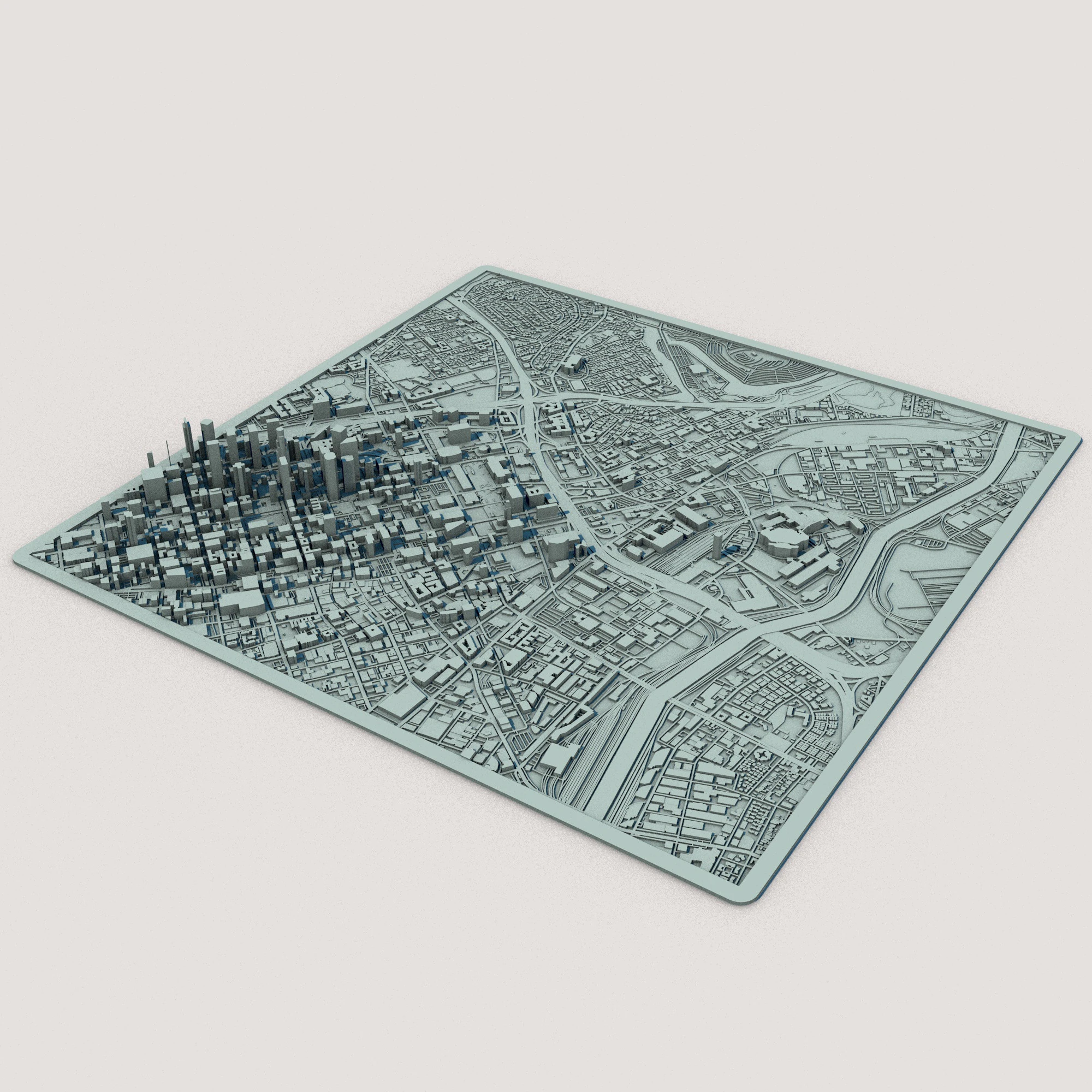 Los Angeles California United States 3D Model .c4d .max .obj .3ds .fbx .stl .blend 