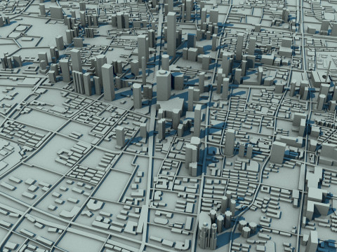 Nanjing City Jiangsu China 3D Model