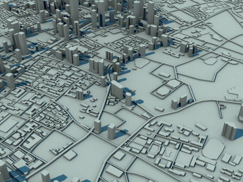 Nanjing City Jiangsu China 3D Model