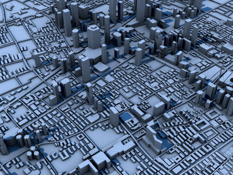 Nanjing City Jiangsu China 3D Model