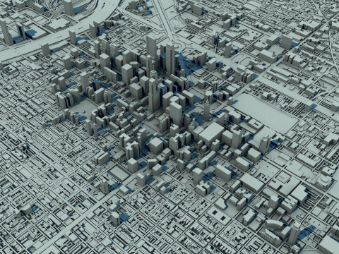 Philadelphia City United States Modelo 3D