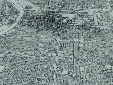 Philadelphia City United States Modelo 3D