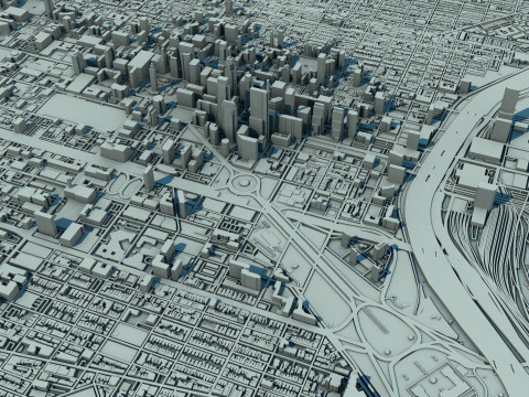 Philadelphia City United States Modelo 3D