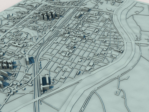 Sejong-si City South Korea 3D 模型