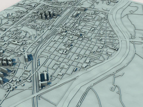 Sejong-si City South Korea 3D Model