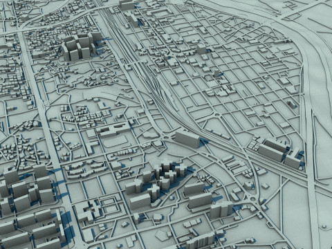 Sejong-si City South Korea 3D 模型
