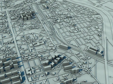 Sejong-si City South Korea 3D Model