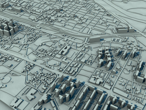 Sejong-si City South Korea 3D 模型